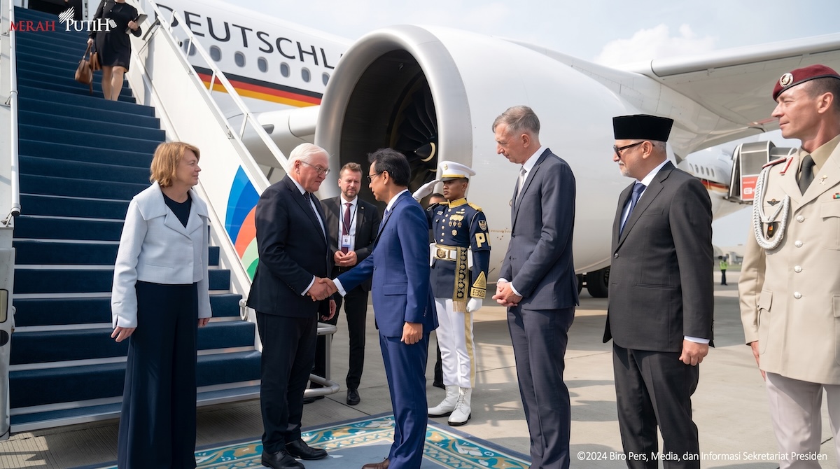 Presiden Jerman Steinmeier Tiba di Halim, Disambut Menkes Budi