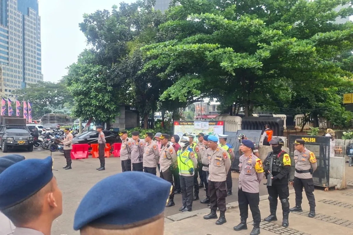 4.057 Personel Gabungan Amankan Aksi Unjuk Rasa di Jakarta