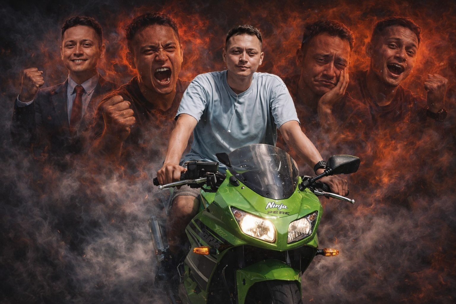 Fredik, Pengendara Ninja Aniaya Pemotor Jagakarsa Akhirnya Ditangkap