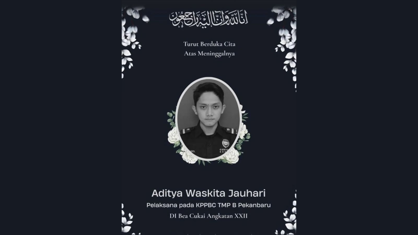 Pegawai Bea Cukai Pekanbaru Tewas saat Tugas, Kapal Terbalik di Siak