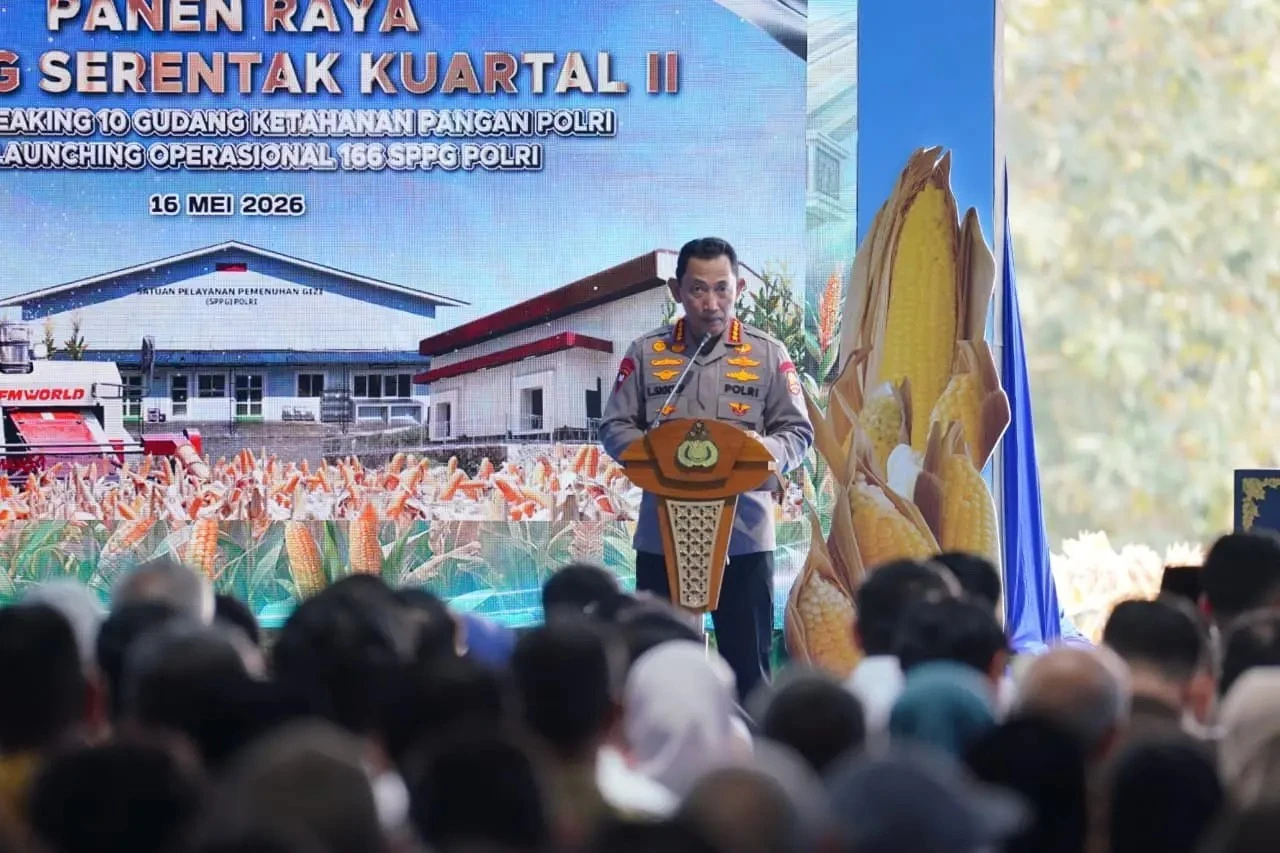 Polri Turun Tangan Kelola Ratusan Ribu Hektare Lahan Pertanian