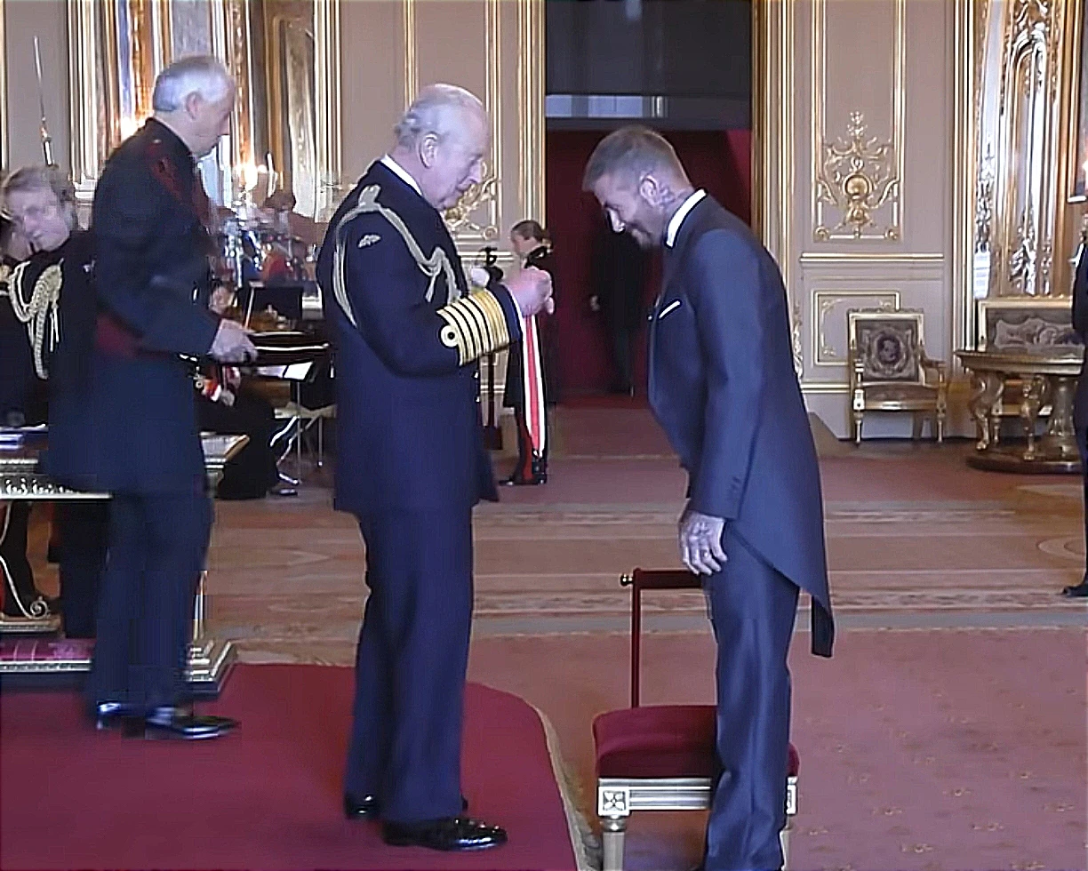 David Beckham Resmi Sandang Gelar “Sir” dari Raja Charles