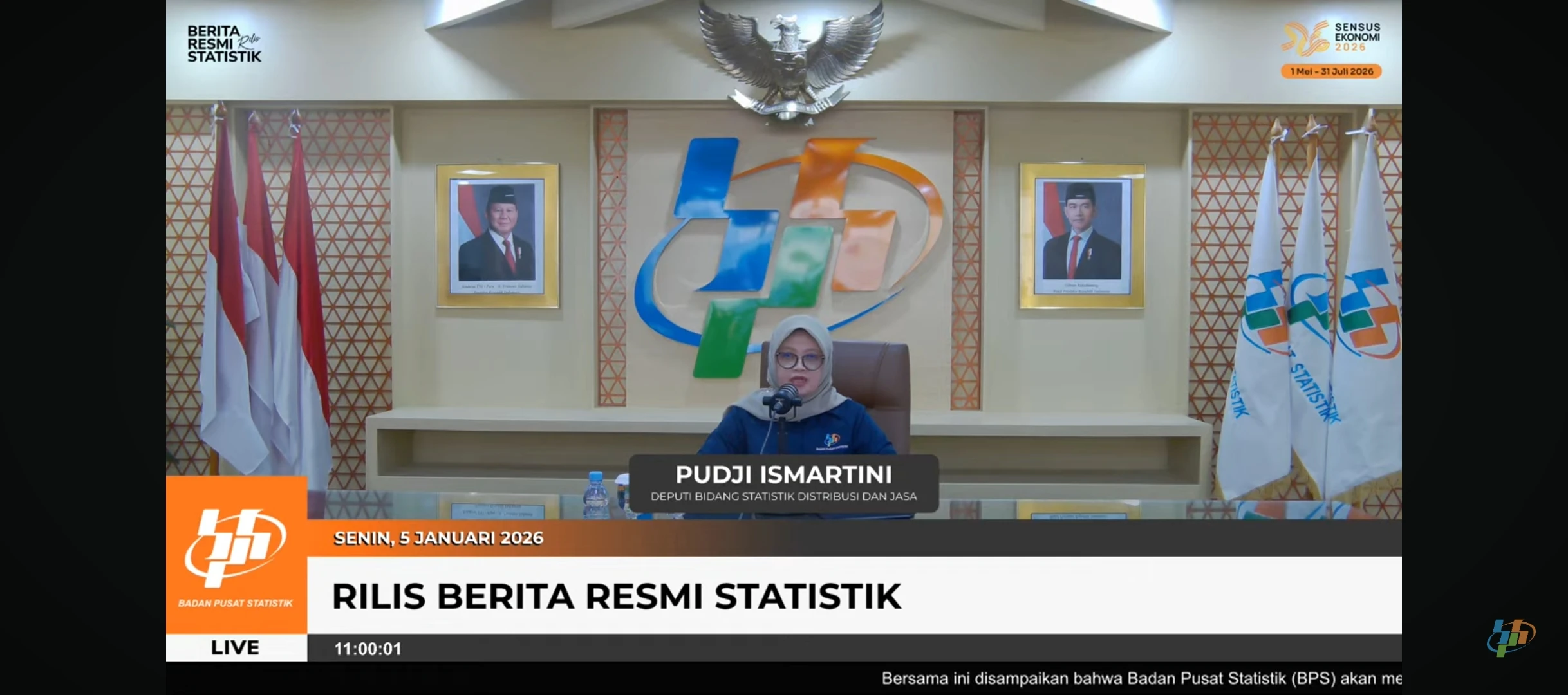 BPS Catat Ekspor RI Hingga November 2025 Capai US$256,56 Miliar