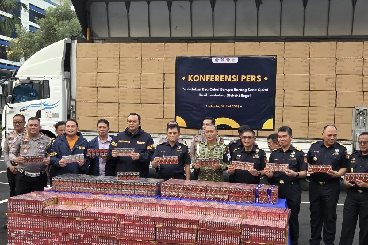 Bea Cukai Sita 8,9 Juta Rokok Ilegal Senilai Rp13,28 Miliar