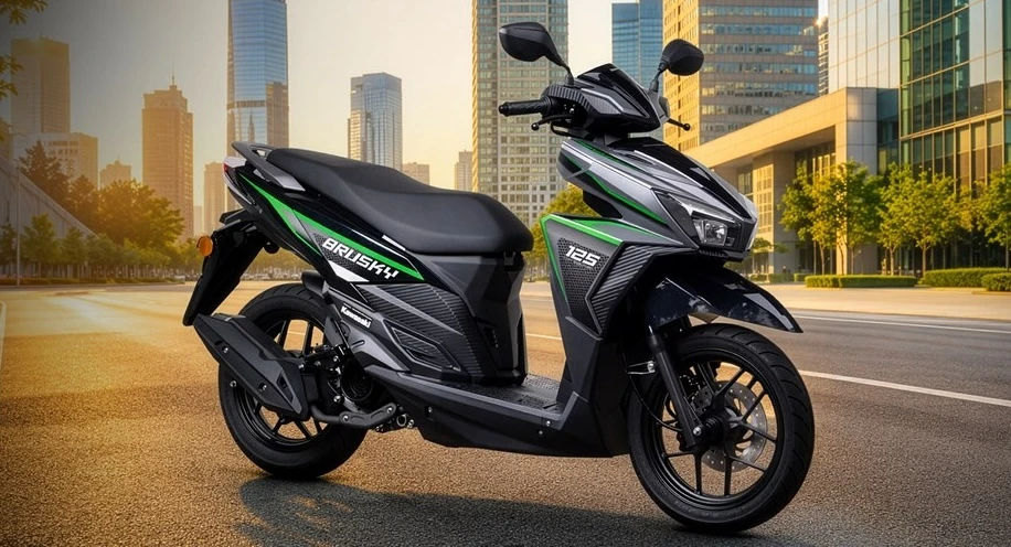 Identitas Modenas pada Brusky dan Berbagai Kerja Sama Lintas Merek Kawasaki