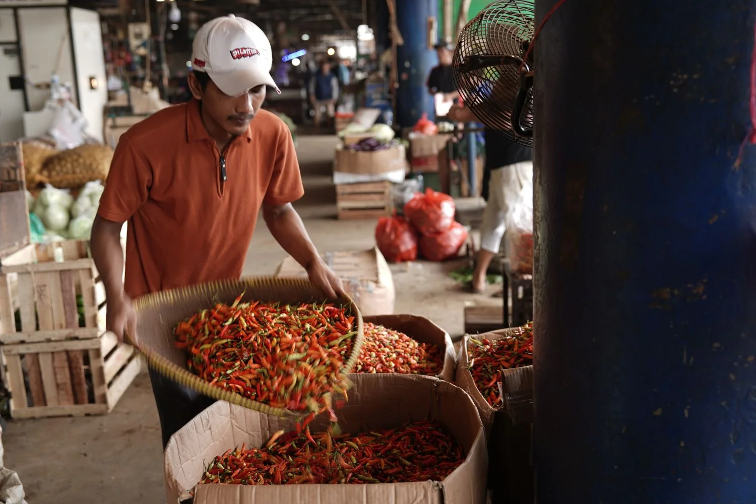 Harga Pangan Hari Ini: Cabai Rawit Rp63.900/kg, Telur Ayam Rp29.250/kg