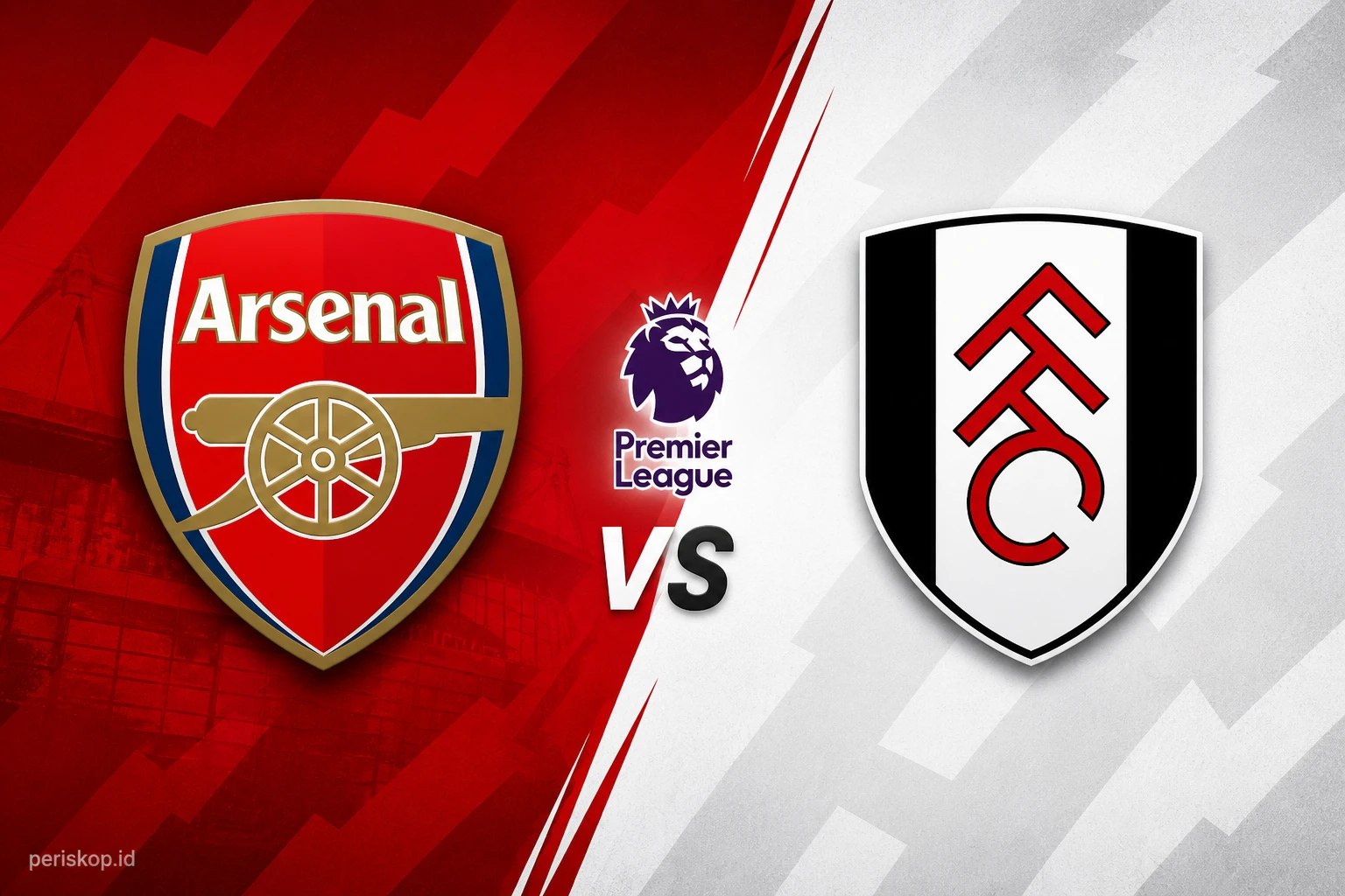 Arsenal vs Fulham Liga Inggris 20252026