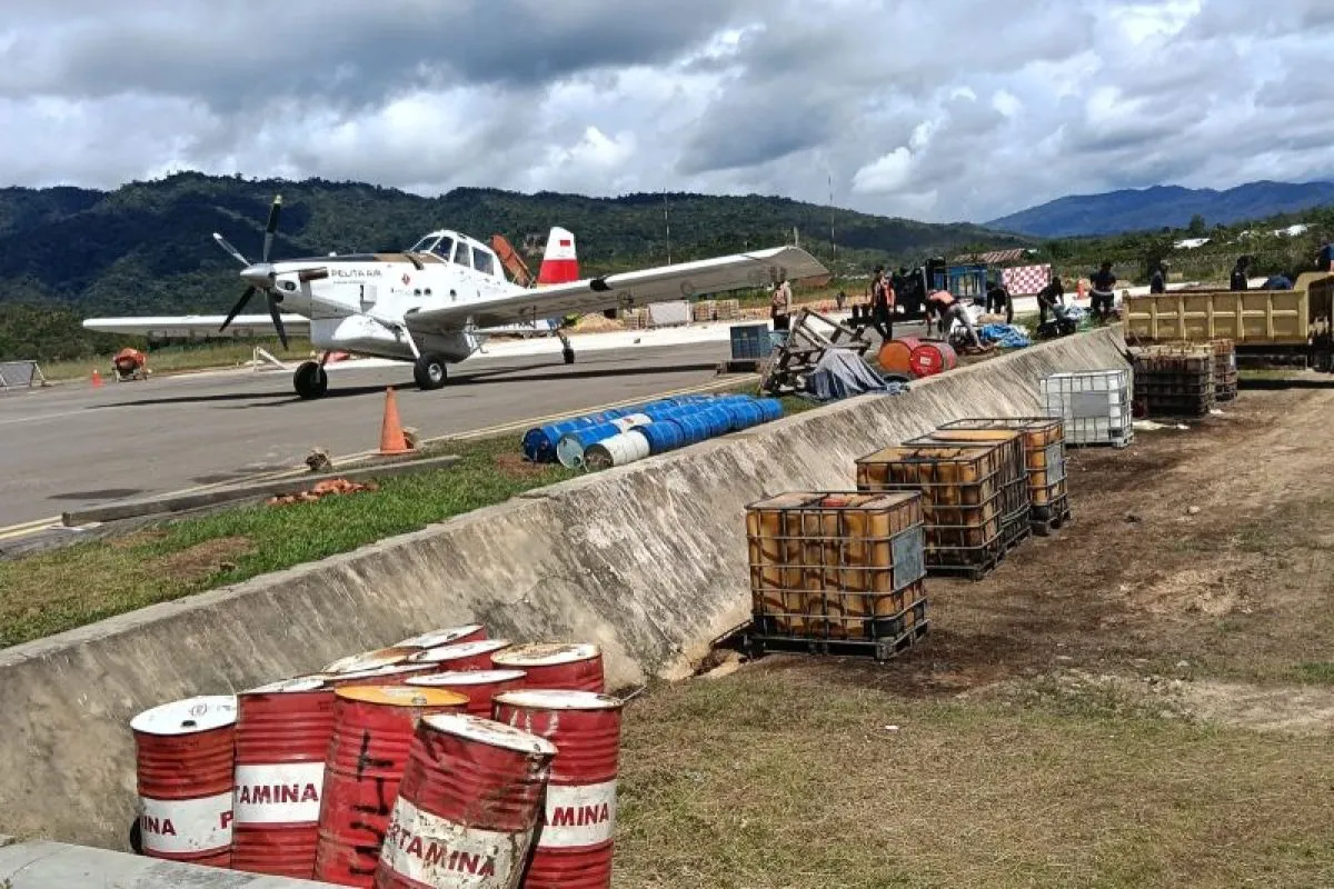 Pesawat BBM dari Tarakan Jatuh di Nunukan, Warga Bantu Pencarian