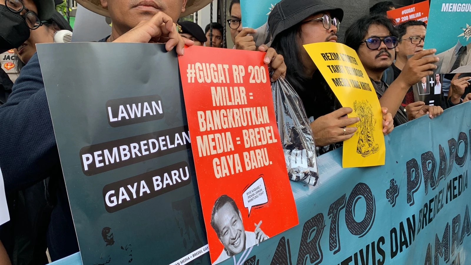 Jurnalis Gelar Aksi Dukung Tempo, Angkat Isu 'Alergi Kebebasan Pers Pemerintah'