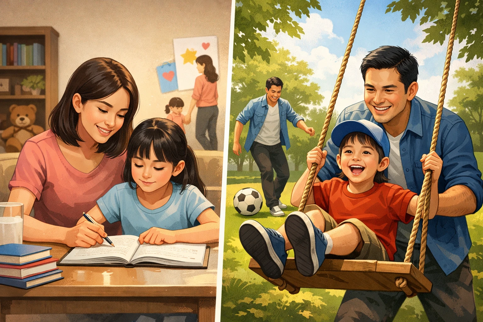 Perbedaan Pola Asuh Ibu dan Ayah, Ini Hasil Survei Pew Research Center