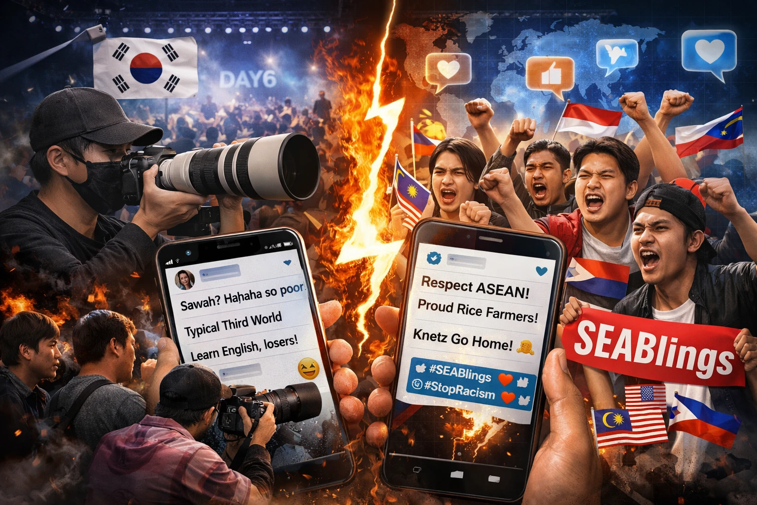 Bedah Kronologi Drama Day6 yang Picu Perang Knetz vs Netizen ASEAN,  SEABlings Bersatu!