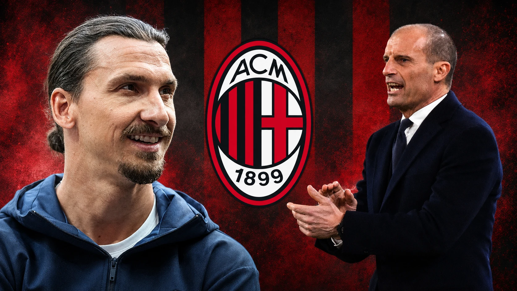 AC Milan Memanas, Allegri dan Zlatan Ibrahimovic Dikabarkan Berseteru