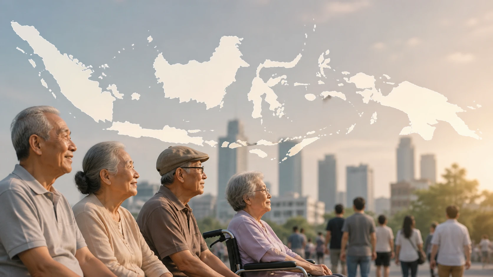 Jumlah Lansia Indonesia 2025 11,97%, Indonesia Masuk Aging Population
