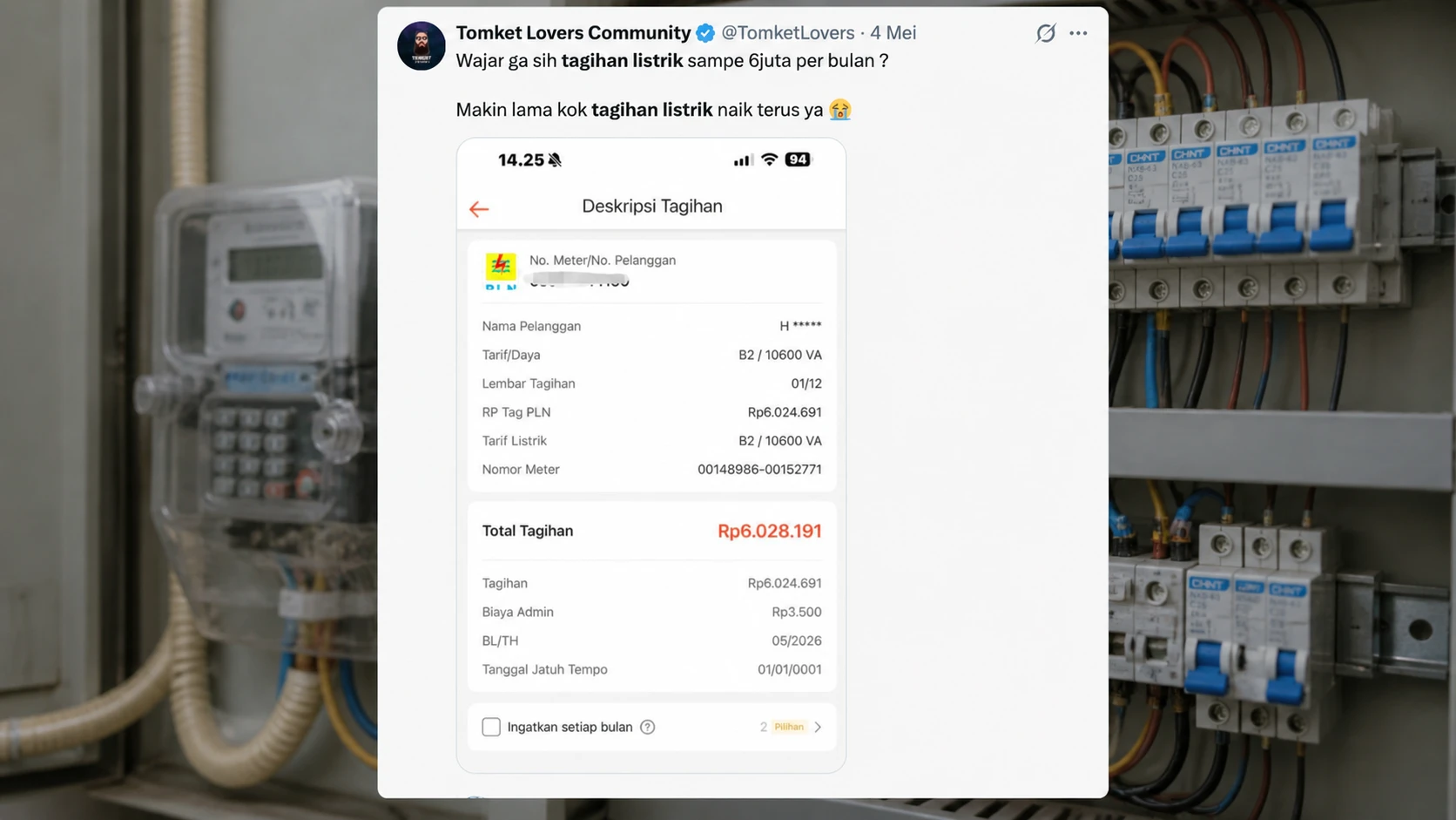 Tarif Listrik Naik? PLN Tegaskan Tak Ada Kenaikan, Ini Penyebab Tagihan Membengkak