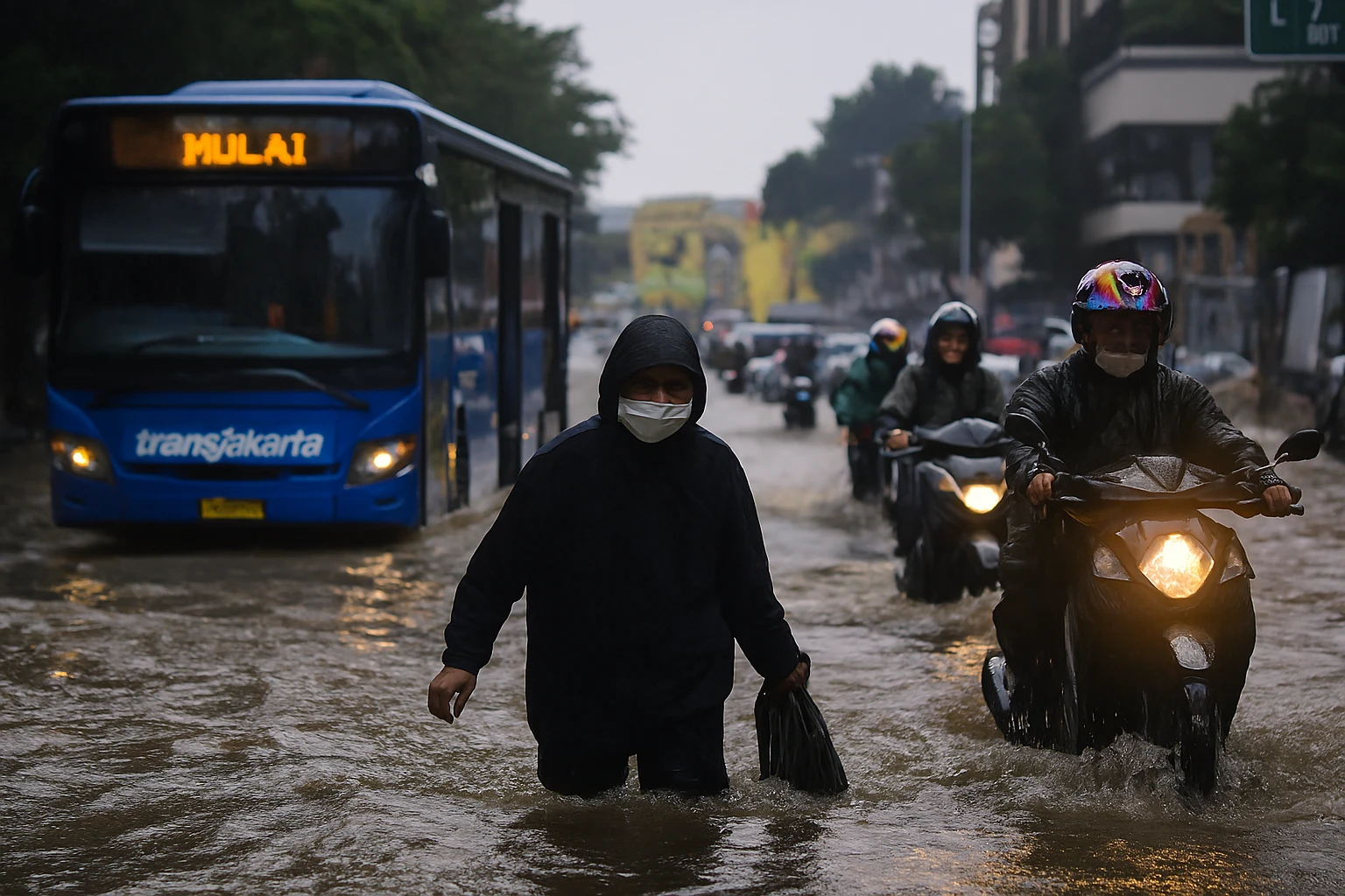 Belasan RT di Jakarta Masih Tergenang Banjir, Satu Wilayah Capai 150 Cm