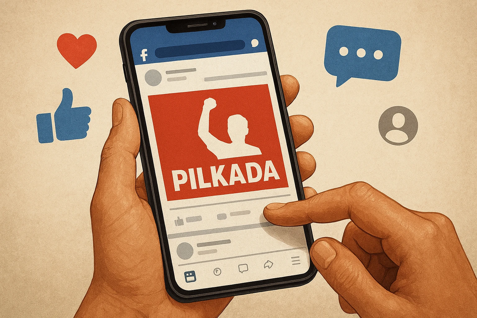 Pengguna Medsos Tolak Pilkada oleh DPRD, TikTok Paling Banyak 68,3%, X Paling Sedikit