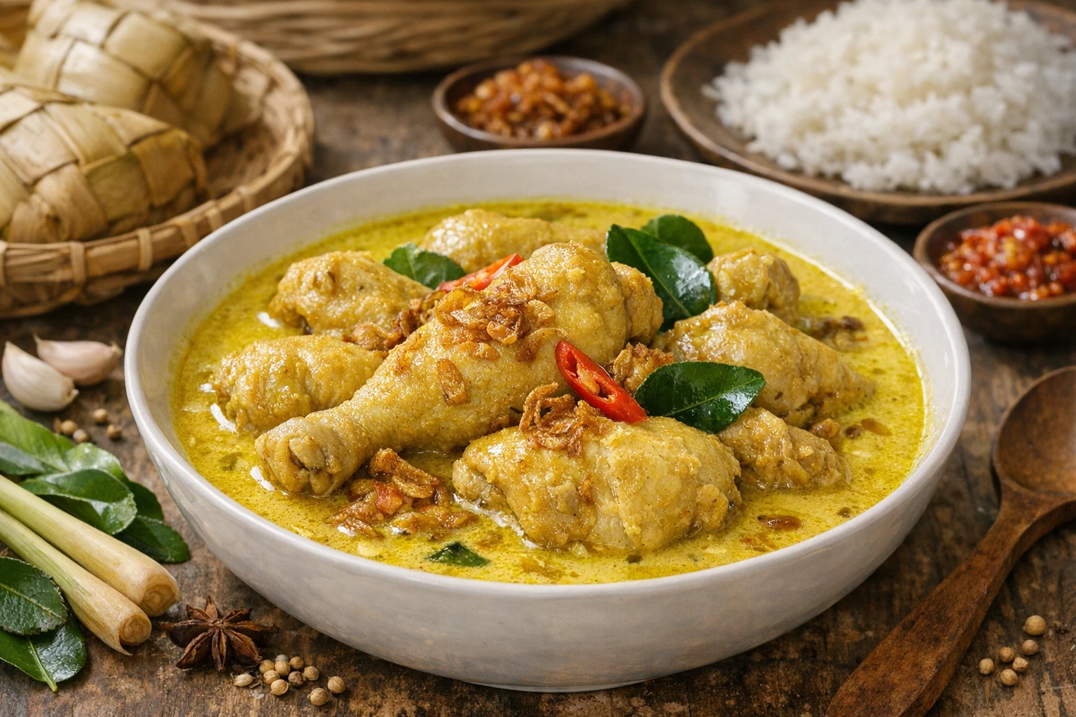 Resep Opor Ayam Kampung Spesial Lebaran 2026, Ini Tips Pilihan Ayam dan Langkah Membuatnya