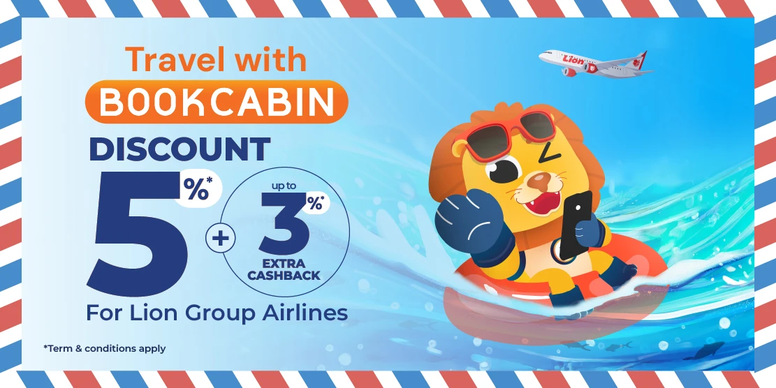 BookCabin Travel Fair 2026: Promo, Rute, dan Cashback