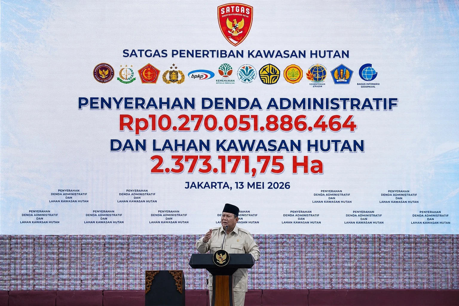 denda administratif, penertiban kawasan hutan, penyelamatan uang negara,