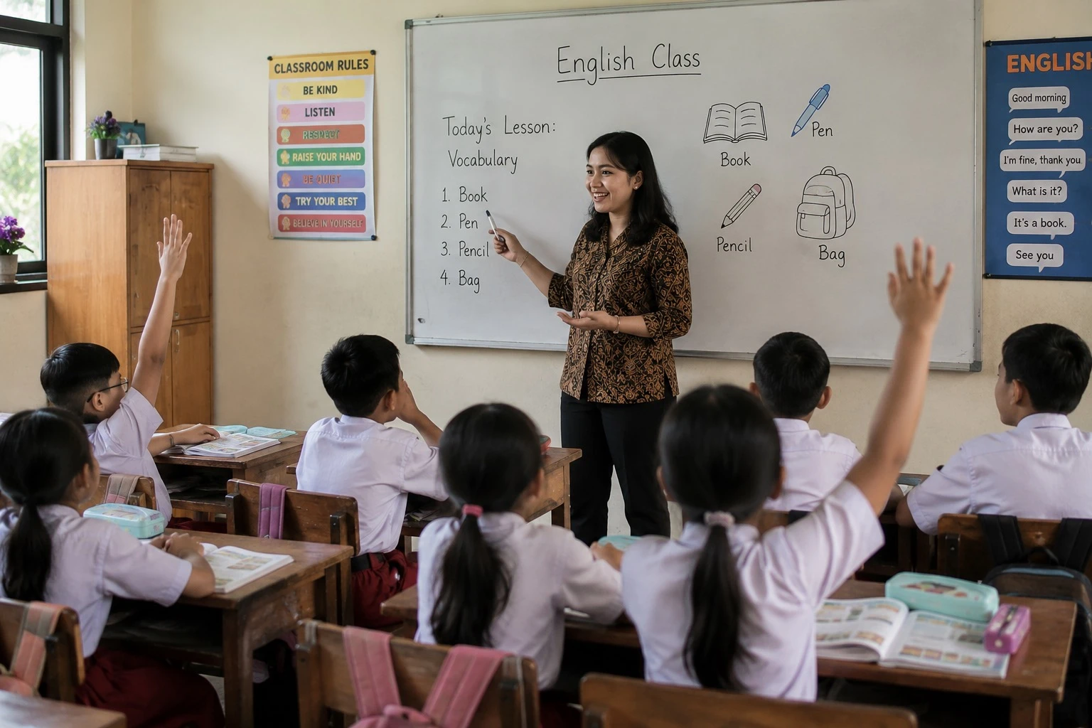 Bahasa Inggris Resmi Jadi Mata Pelajaran Wajib SD Mulai 2027, Kompetensi Ribuan Guru Digenjot