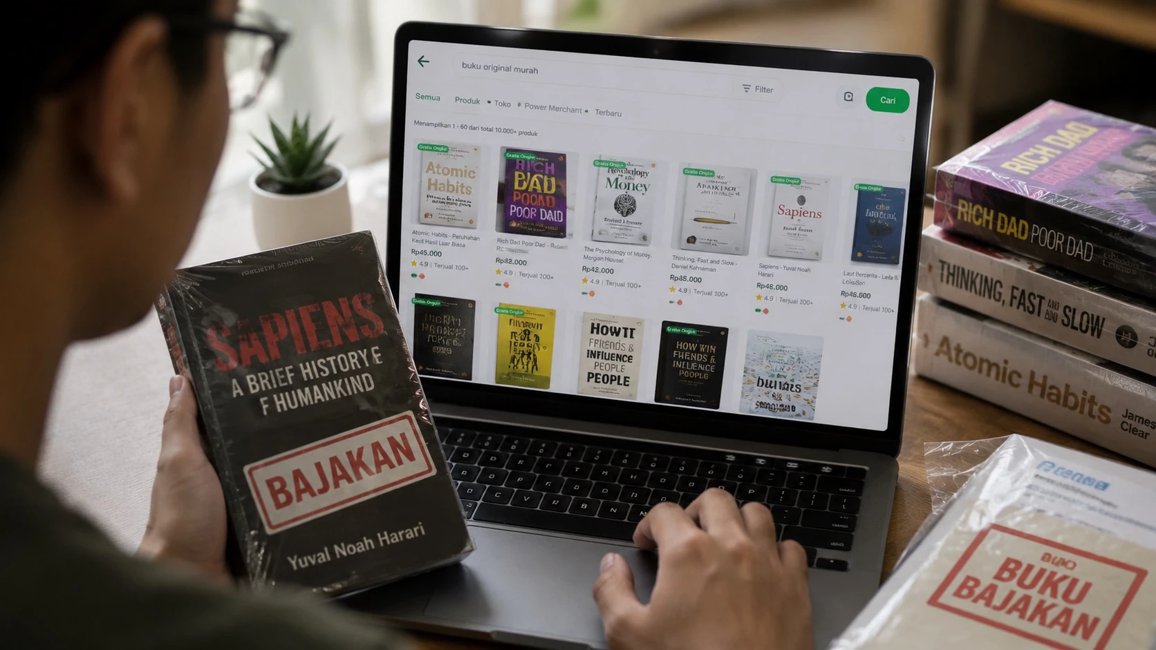 Marketplace Jadi Sarang Buku Bajakan, Ikapi Desak Pemerintah Tegas Lindungi Hak Cipta
