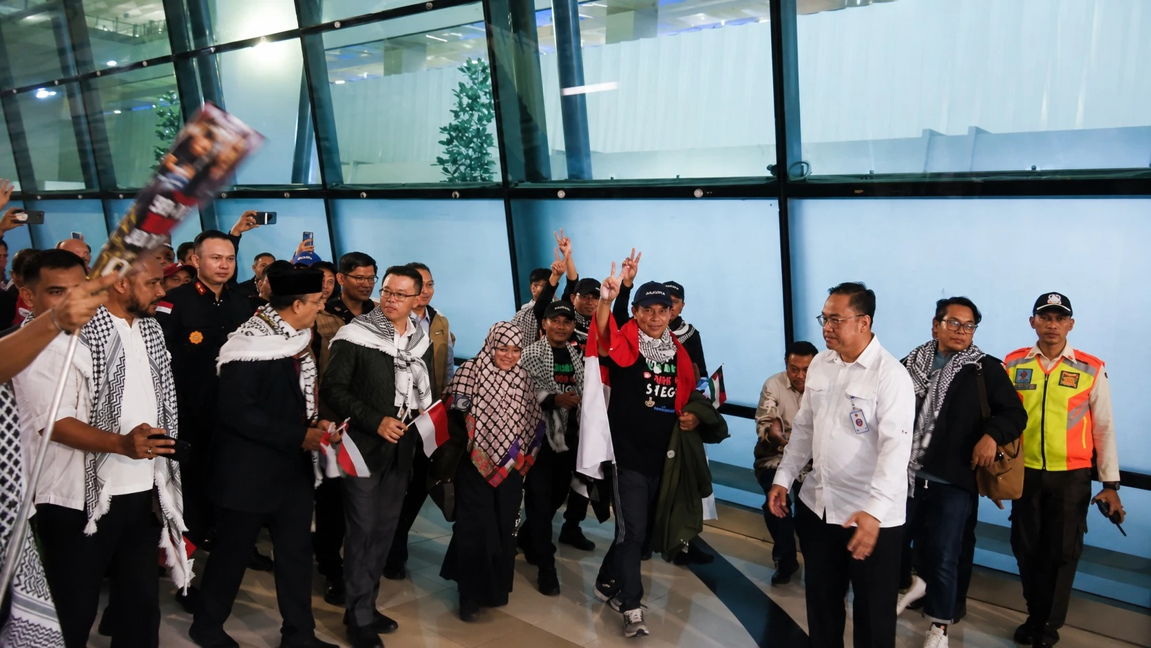 Sembilan WNI Korban Penahanan Israel Pulang ke Tanah Air