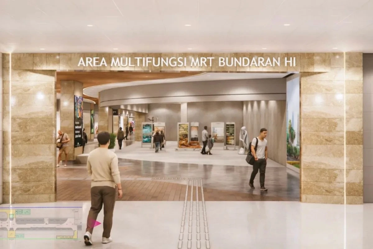 Stasiun MRT Bundaran HI Direvitalisasi Jadi Ruang Multifungsi, Uji Coba Fase 2A Ditargetkan Juni 2027