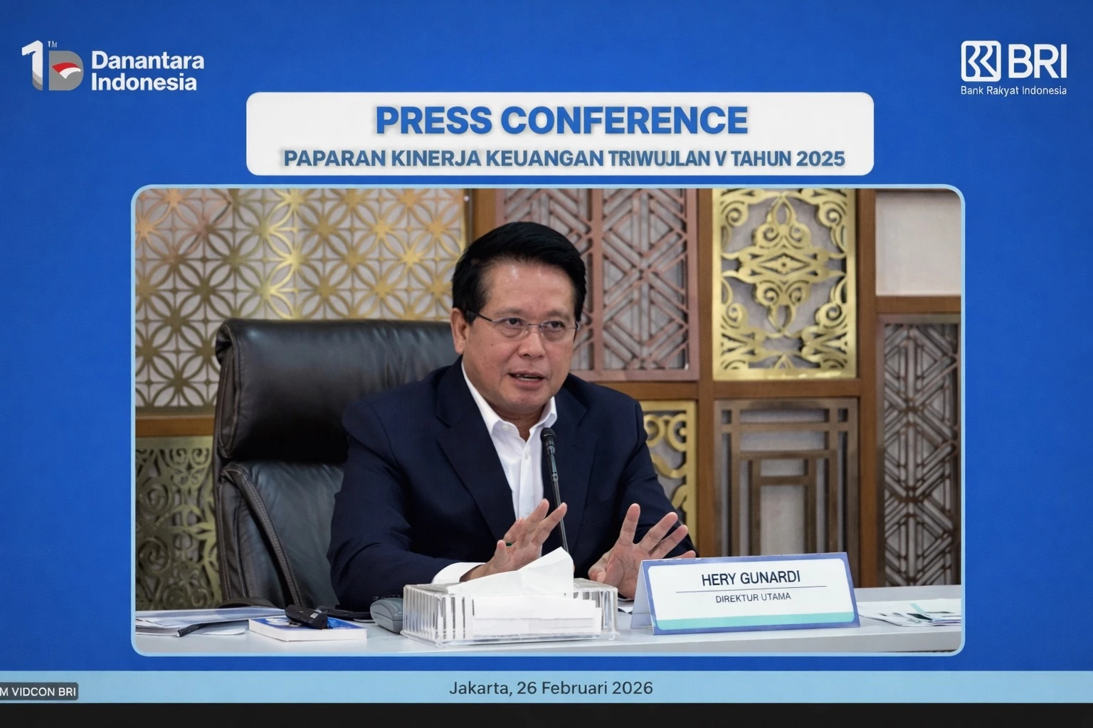 Direktur Utama BRI Hery Gunardi