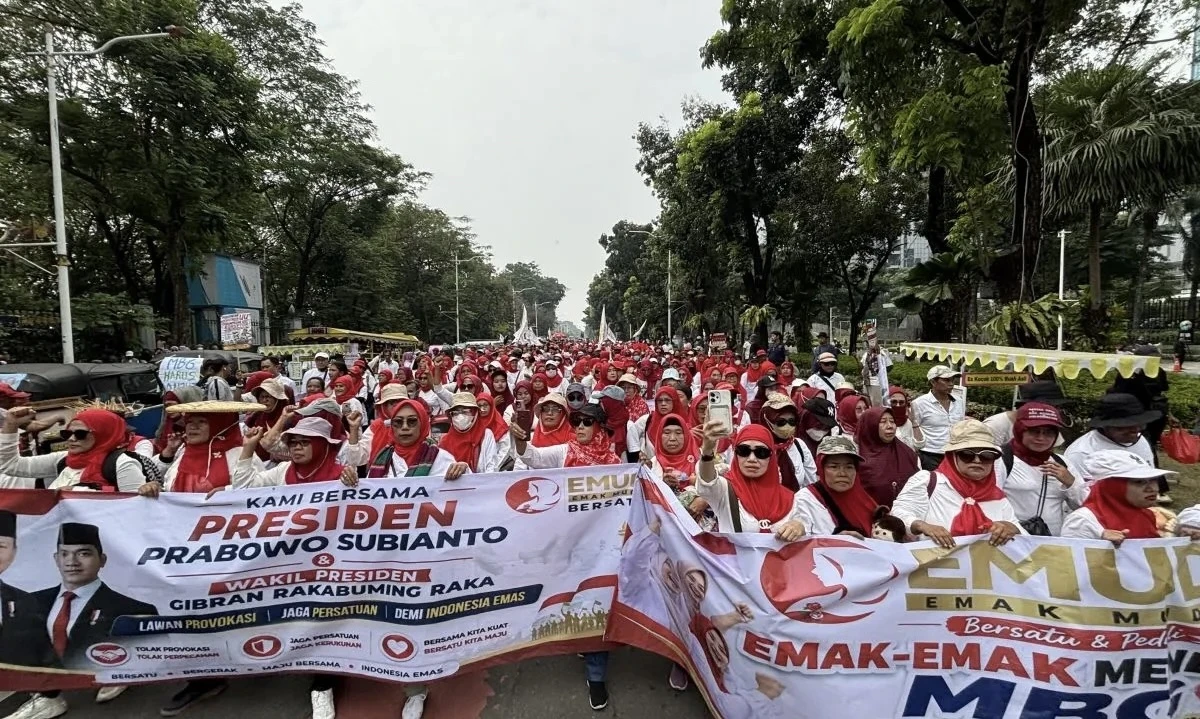 demo dukung MBG