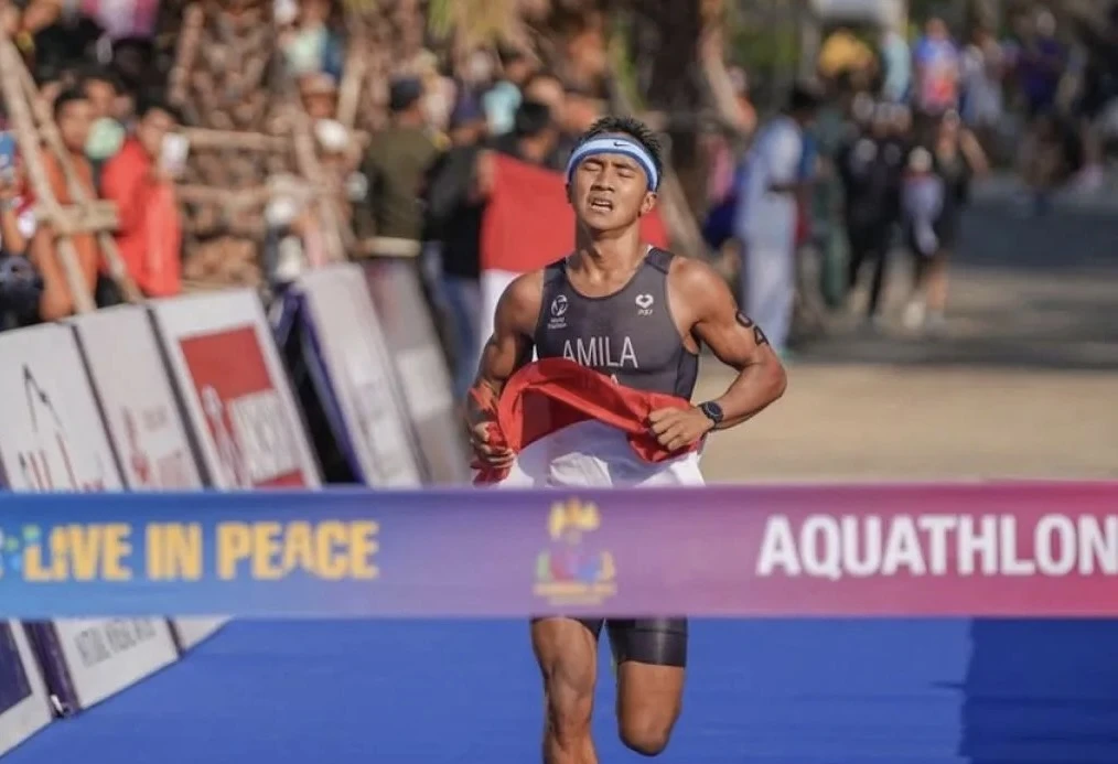 Triathtlon Sabet Tiga Emas Untuk Indonesia di Sea Games 2025