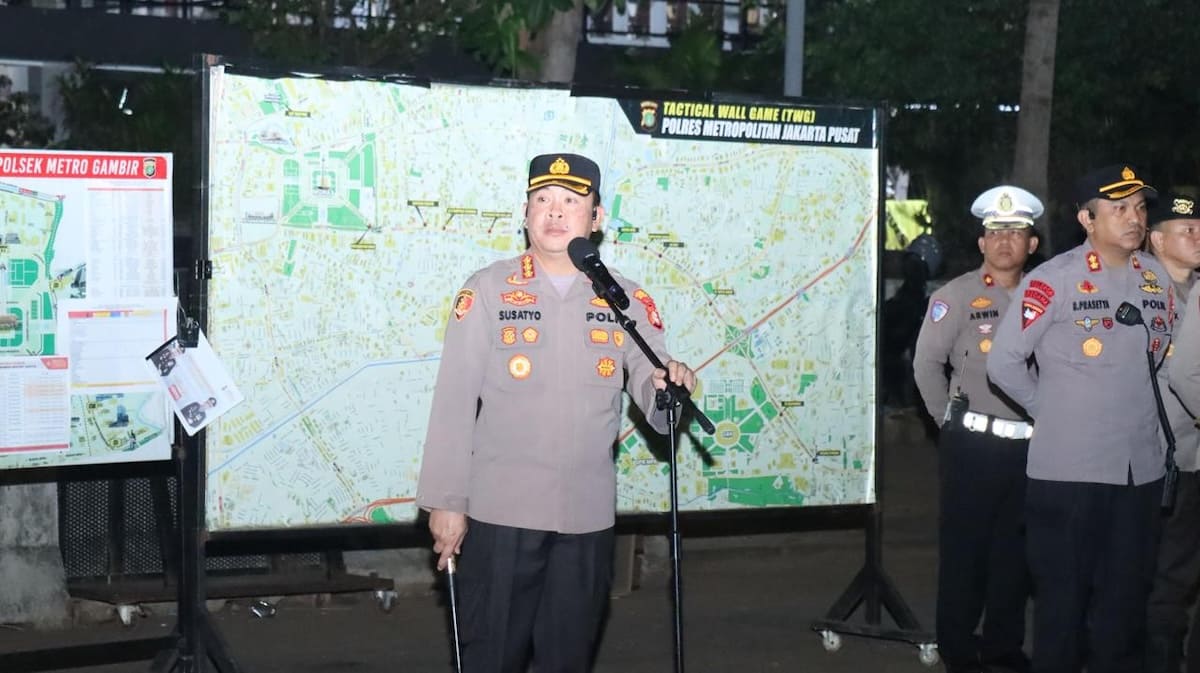 8.340 Personel Gabungan Kawal Aksi Hari Tani di Jakarta