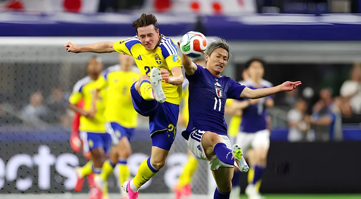 jepang vs Swedia