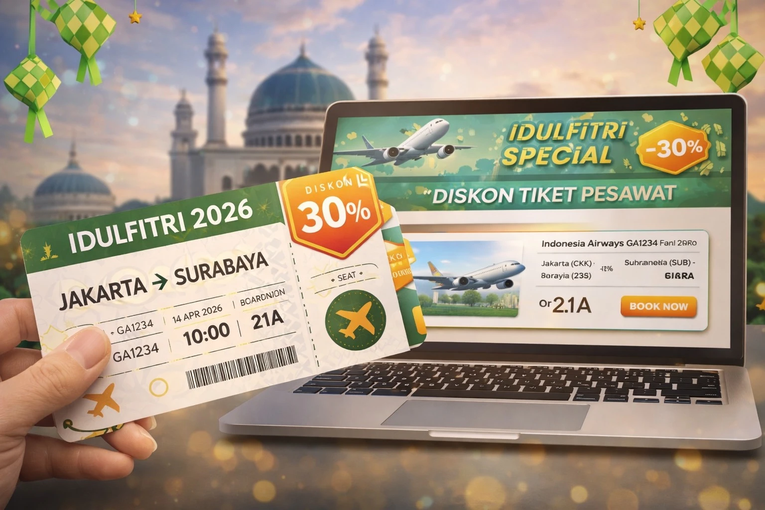 Diskon Tiket pesawat