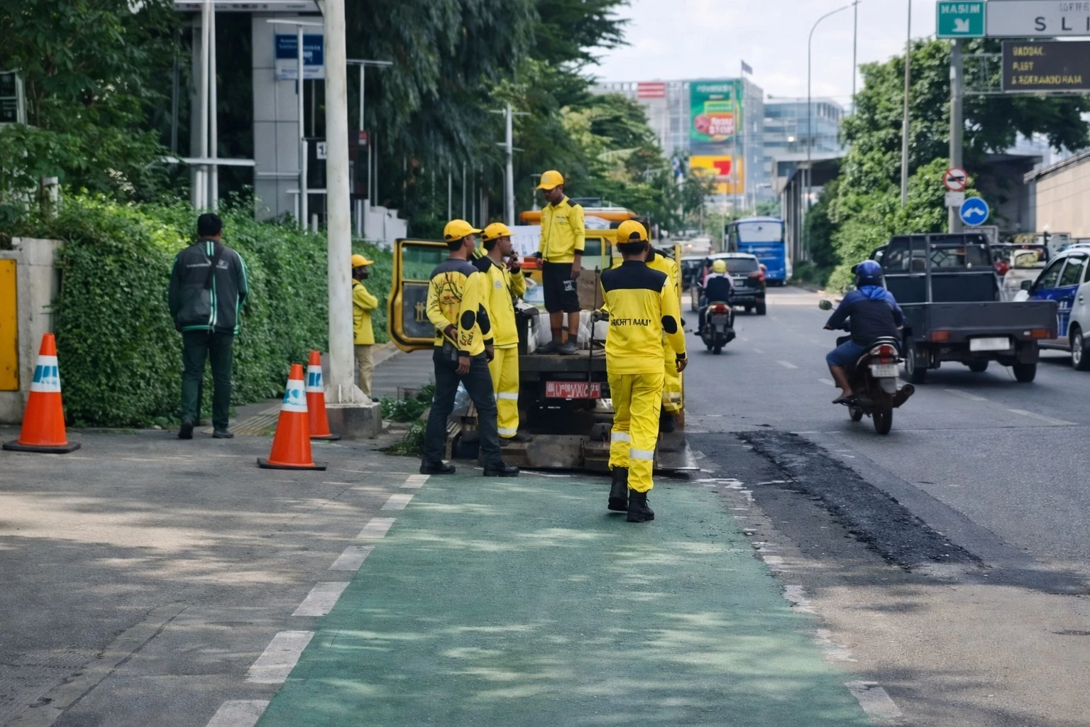 Pramono Klaim 6.000 Titik Jalan Berlubang di Jakarta Sudah Diperbaiki