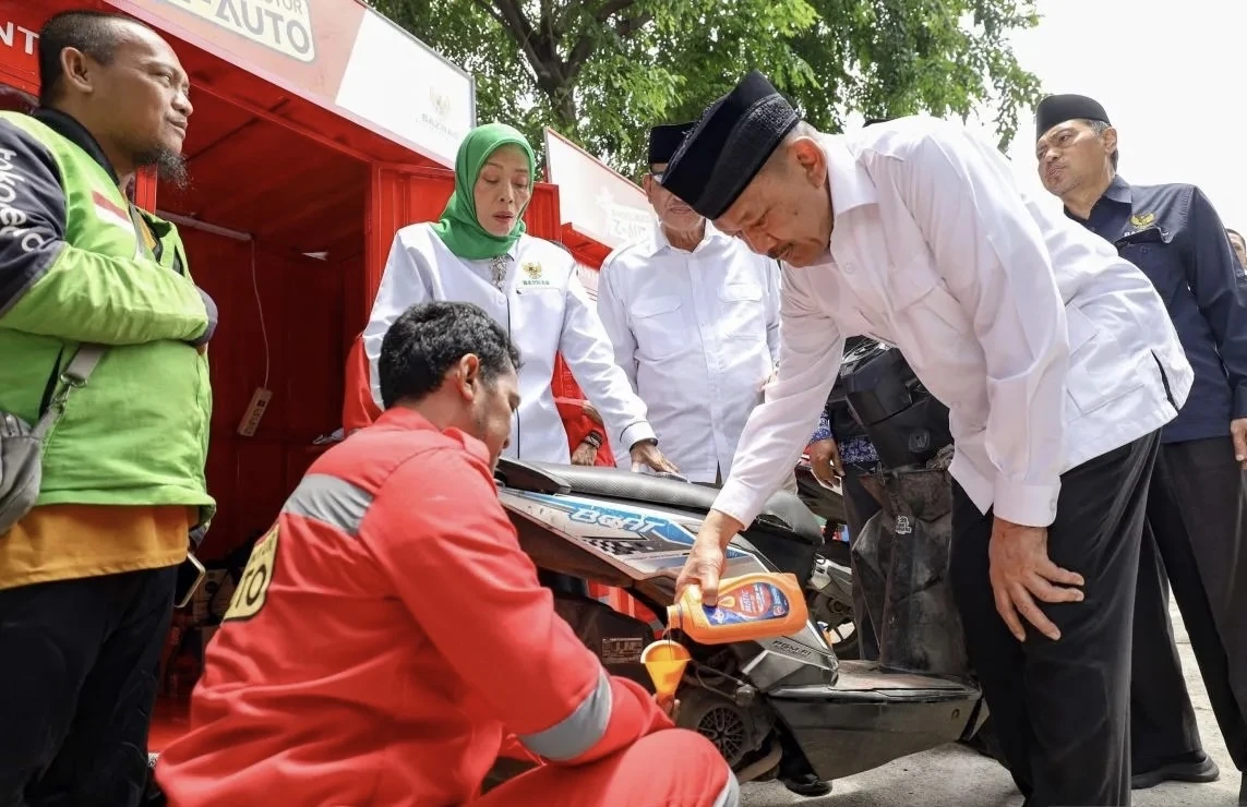 Jelang Mudik Lebaran, Baznas RI Gelar Servis Gratis Untuk 5.000 Motor