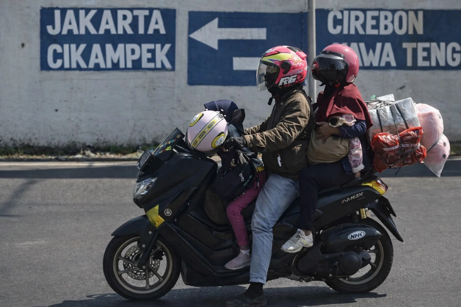 mudik dengan sepeda motor
