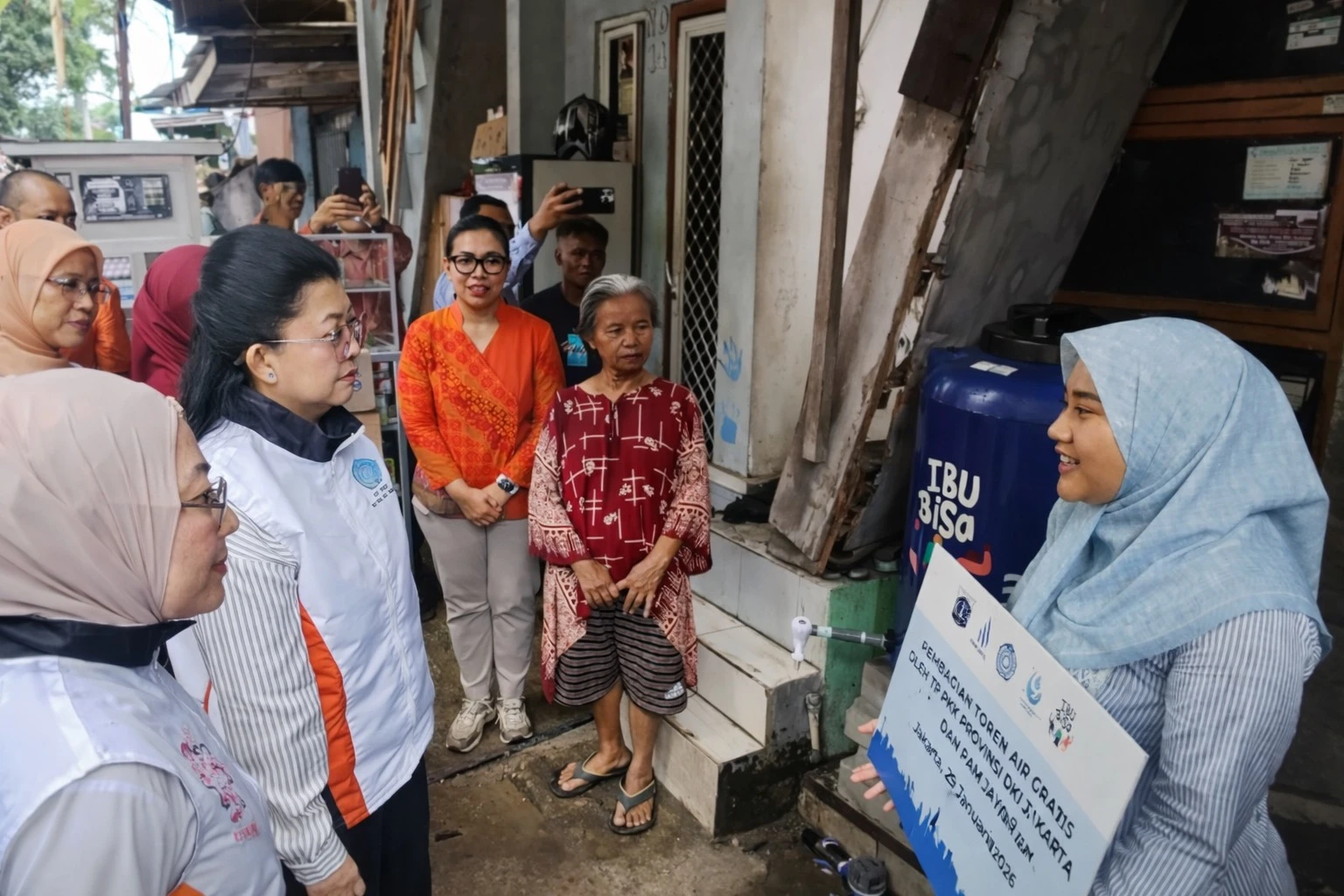 PAM Jaya Bagikan 1.000 Toren Air Gratis Untuk Warga Ibu Kota