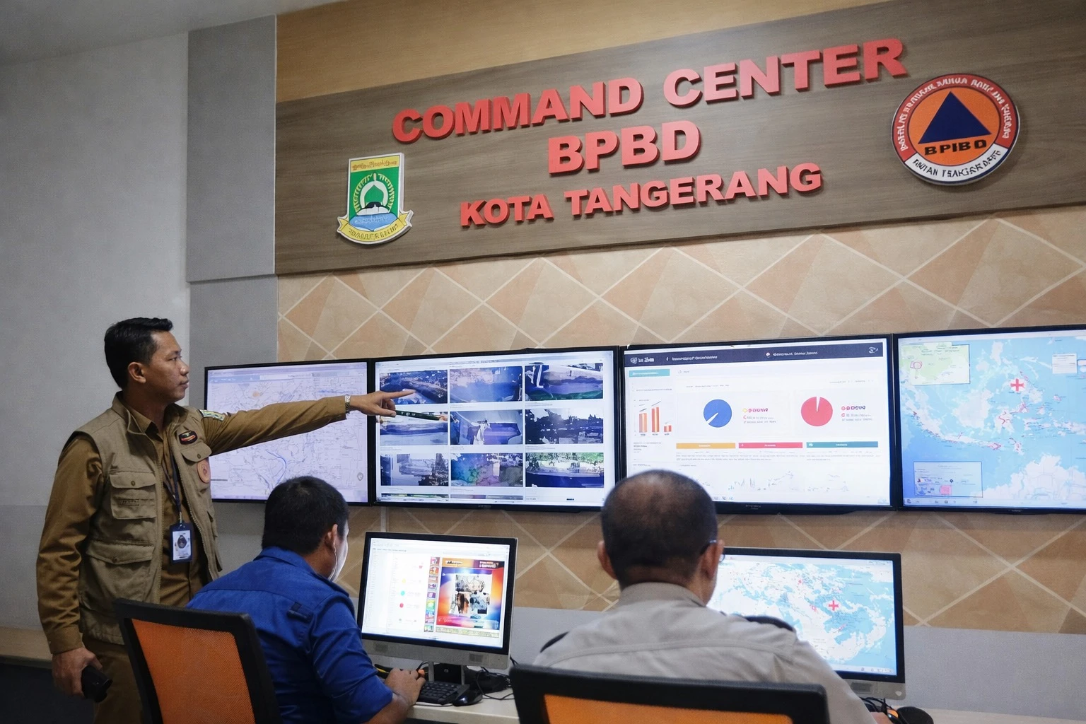 Kepala Pelaksana BPBD Kota Tangerang Mahdiar