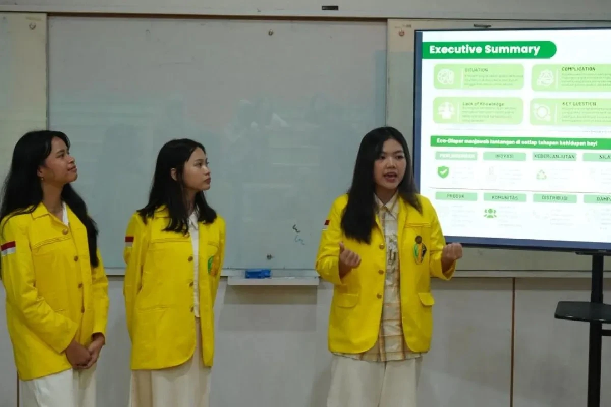 Mahasiswa Vokasi UI Ciptakan Popok Bayi Ramah Lingkungan, 100% Biodegradable