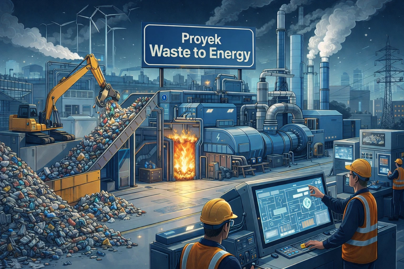 Proyek waste to Energy.