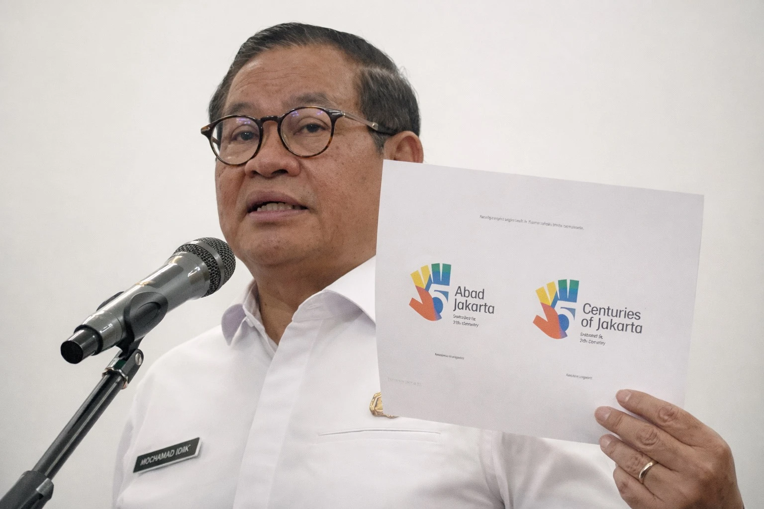 DKI Resmi Luncurkan Logo Peringatan Lima Abad Jakarta