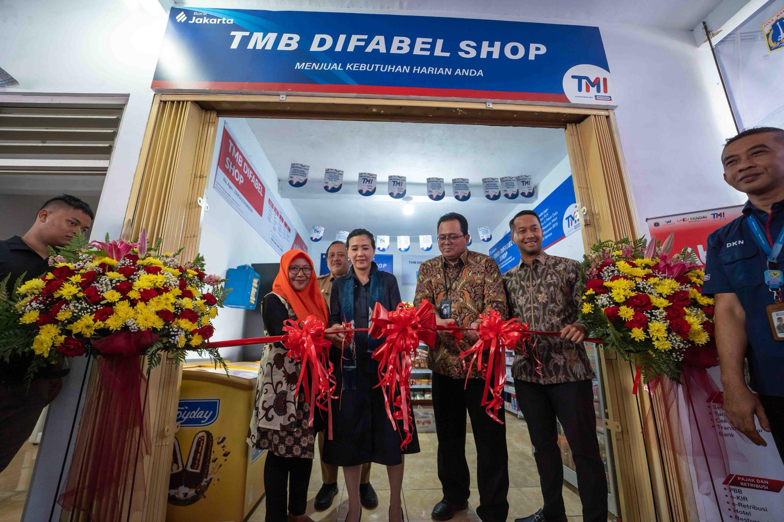 Bank Jakarta dan Indogrosir Berkongsi Hadirkan Toko Mandiri Difabel
