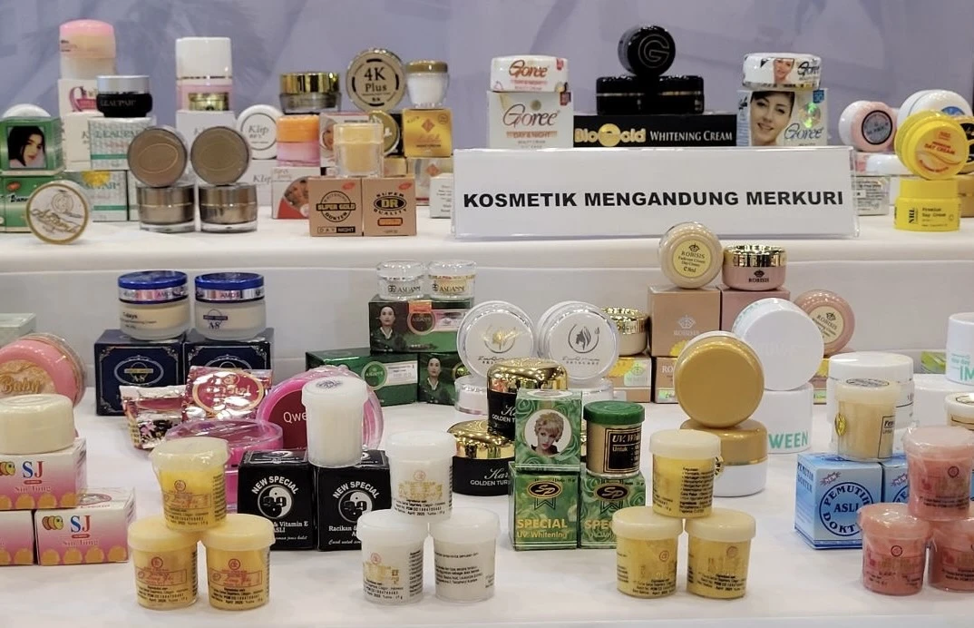 Sejumlah kosmetik berbahan terlarang