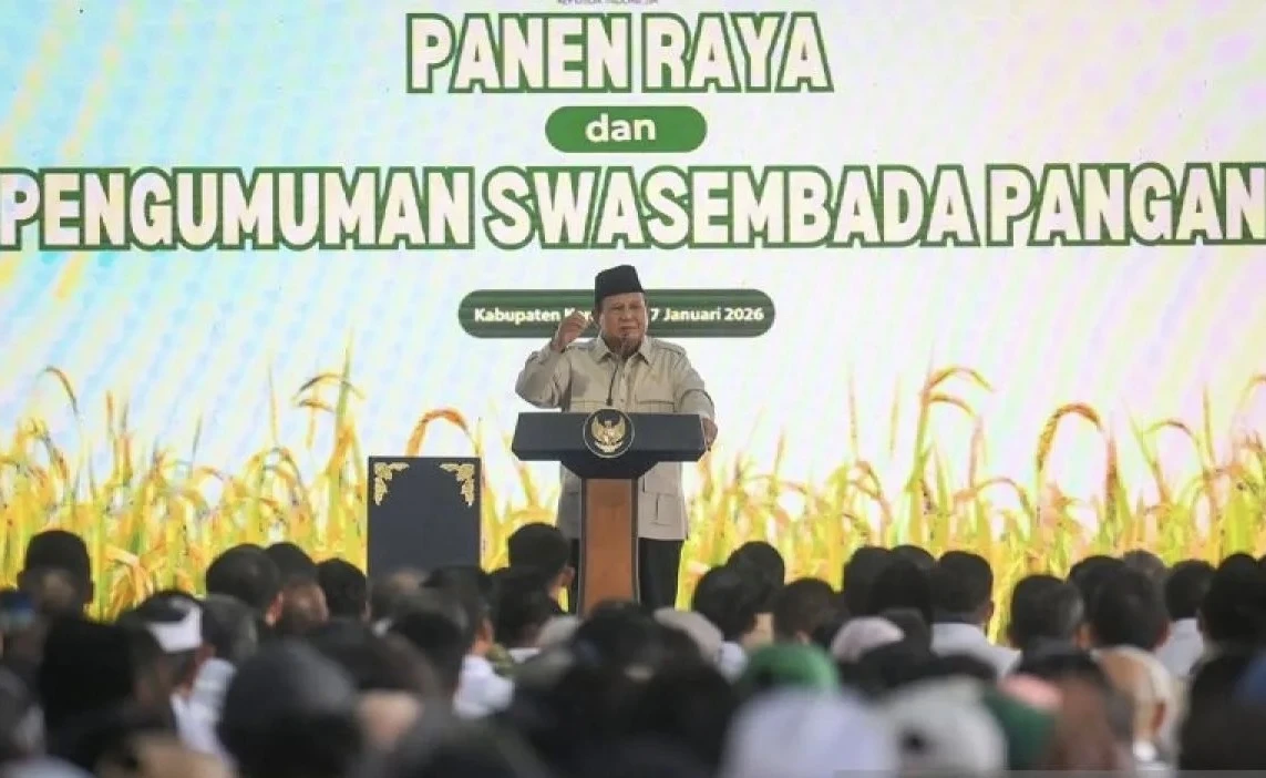 Prabowo Bertekad RI Swasembada Pangan Tiap Tahun