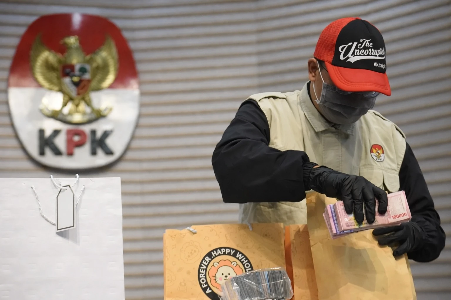 barang bukti korupsi oleh KPK