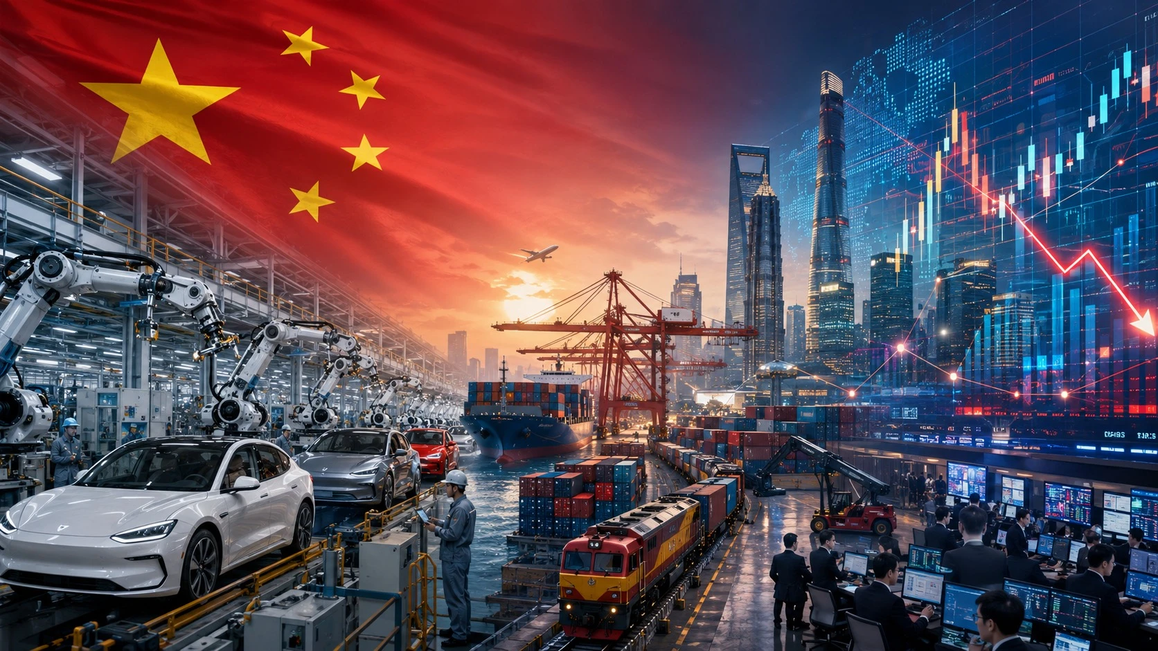 Konsumsi Lesu, Ekonomi China Melambat ke 4,3%