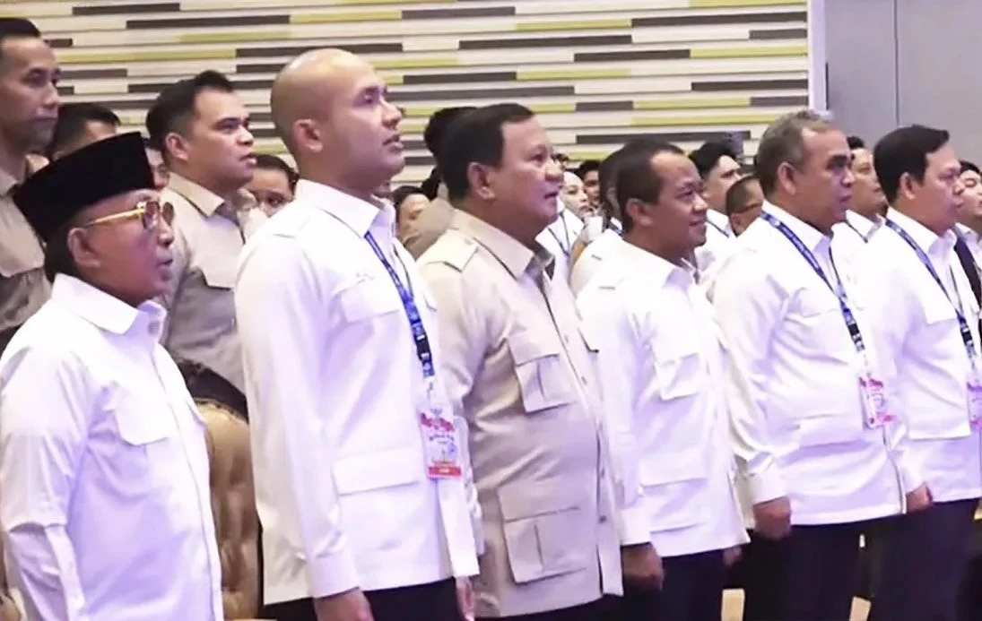 Prabowo Beberkan Keistimewaan Angka 8 Buatnya di Munas XVIII HIPMI di Bandar Lampung