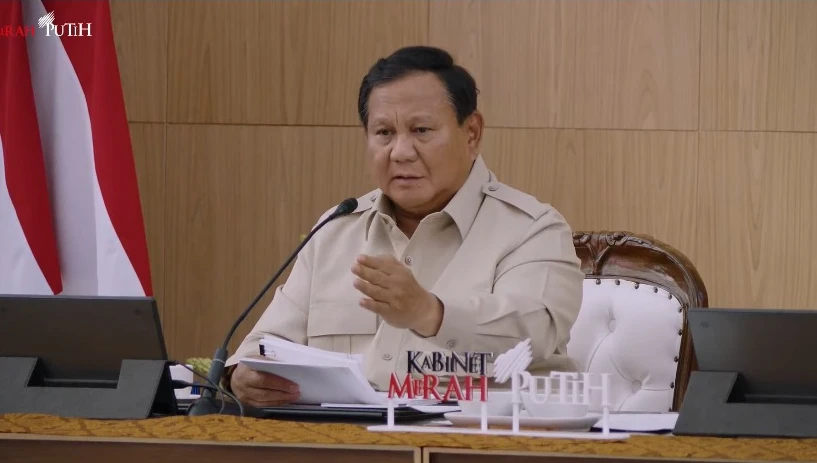 Prabowo Berapi-api Membela Program MBG Dalam Pidatonya di Hambalang