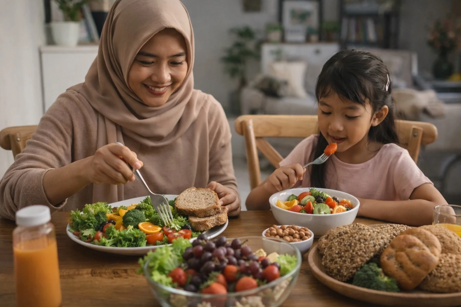 konsumsi makanan sehat berserat
