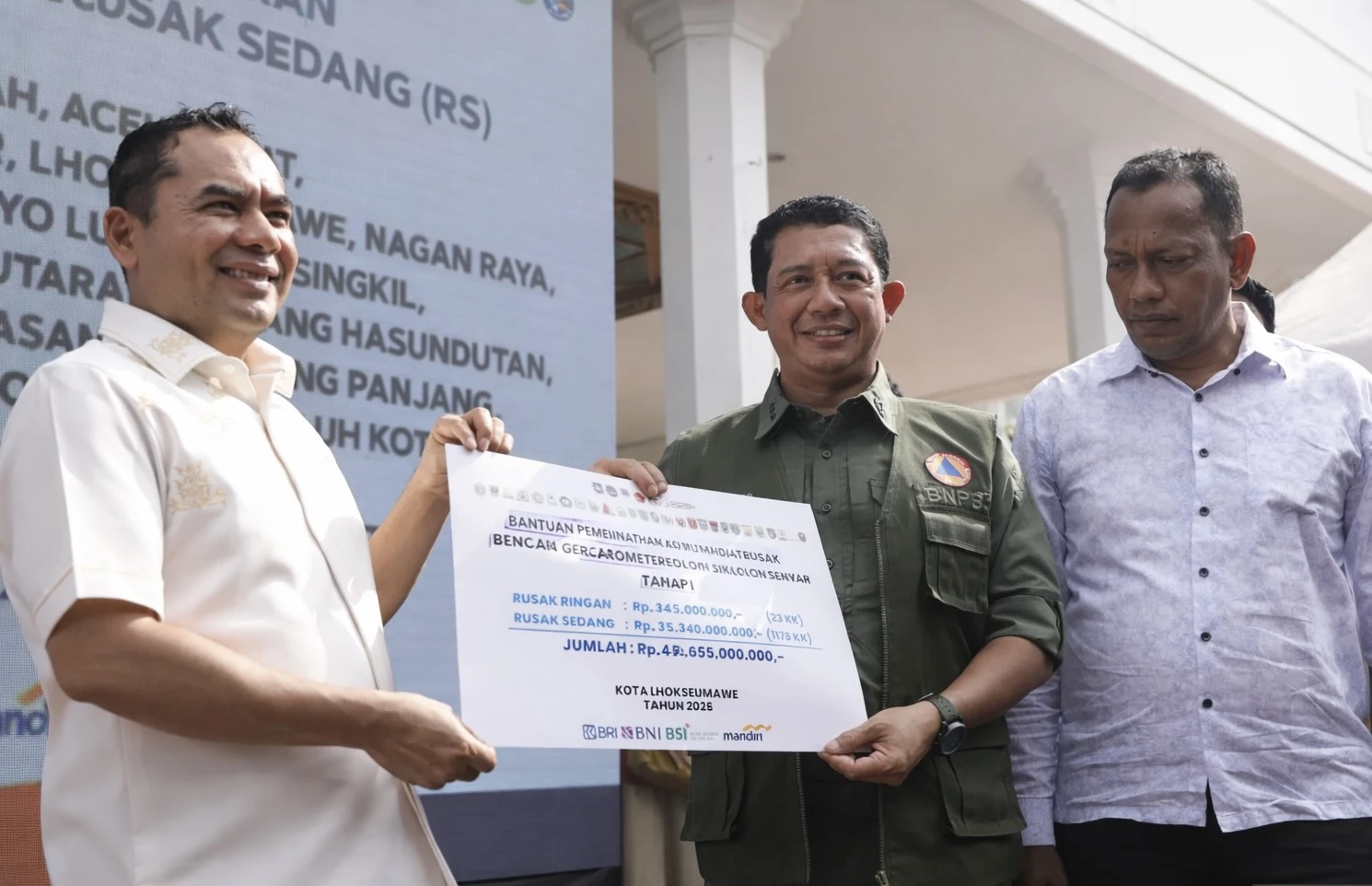 BNPB: Dana Perbaikan Rumah Rusak Pascabencana Sumatra Tersalurkan Rp369,9 Miliar